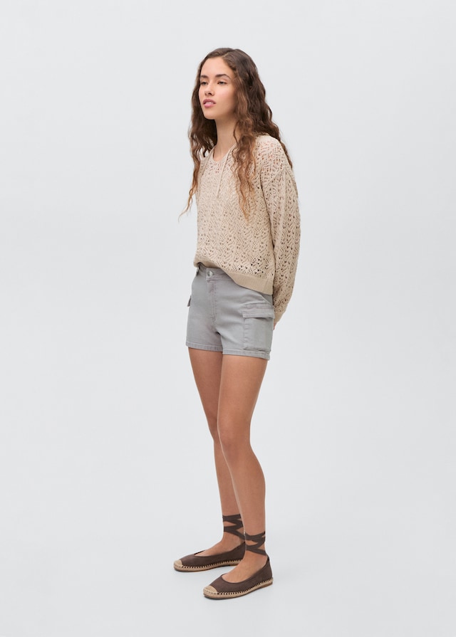 Mango Cargo-Shorts aus Baumwolle Fabrikverkauf