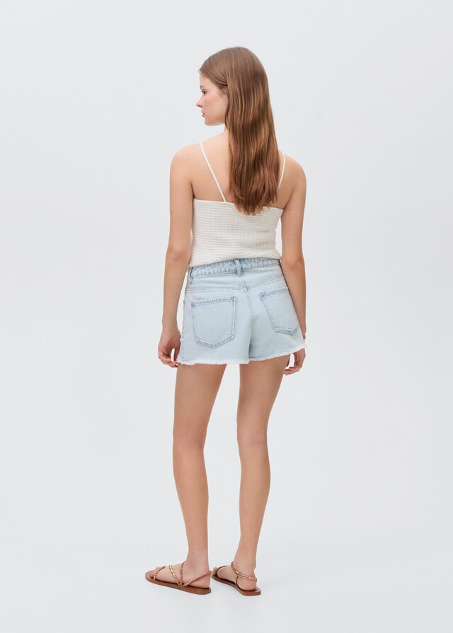 Mango Jeansshorts mit Zierrissen Limitierter Zeitrabatt