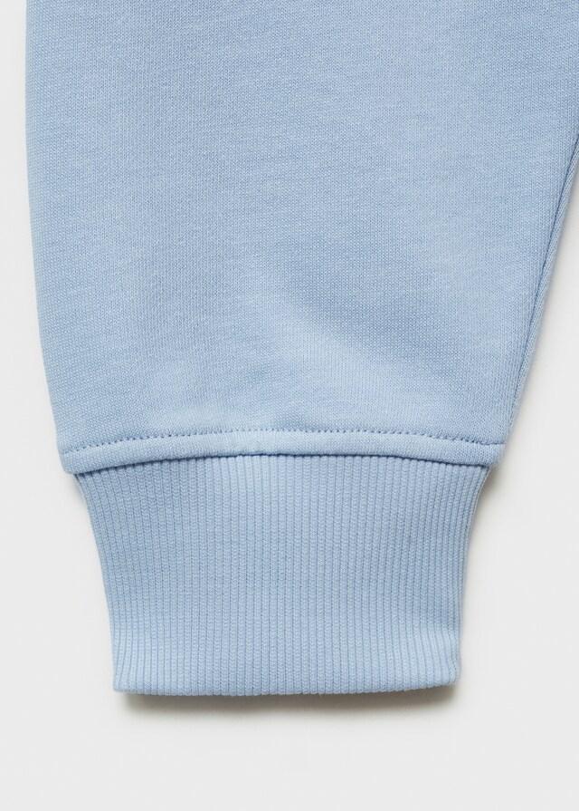 Mango Baumwoll-Sweatshirt mit aufgedrucktem Schriftzug Fabrikpreis