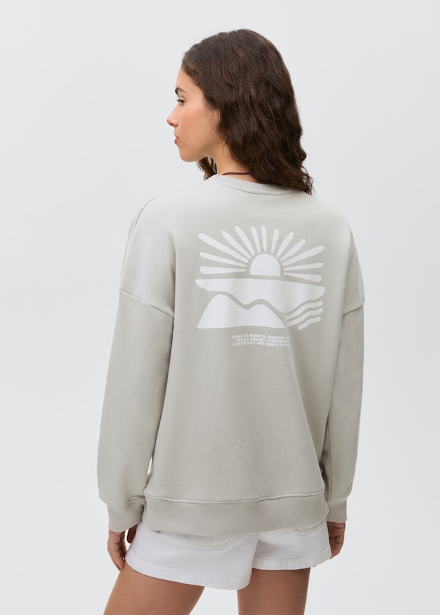Mango Gemustertes Baumwoll-Sweatshirt Versandkostenfrei