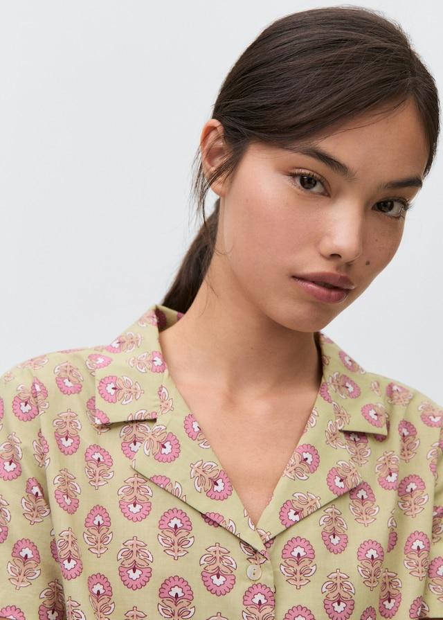 Mango Pyjama-Pack aus gemusterter Baumwolle Vatertagsangebot