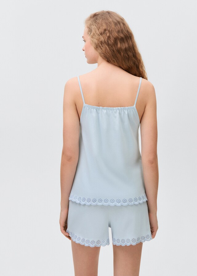 Mango Pyjama sky Top Angebot