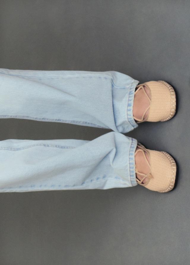 Mango Strick-Ballerina mit Schnürsenkeldetails VIP-Rabatte