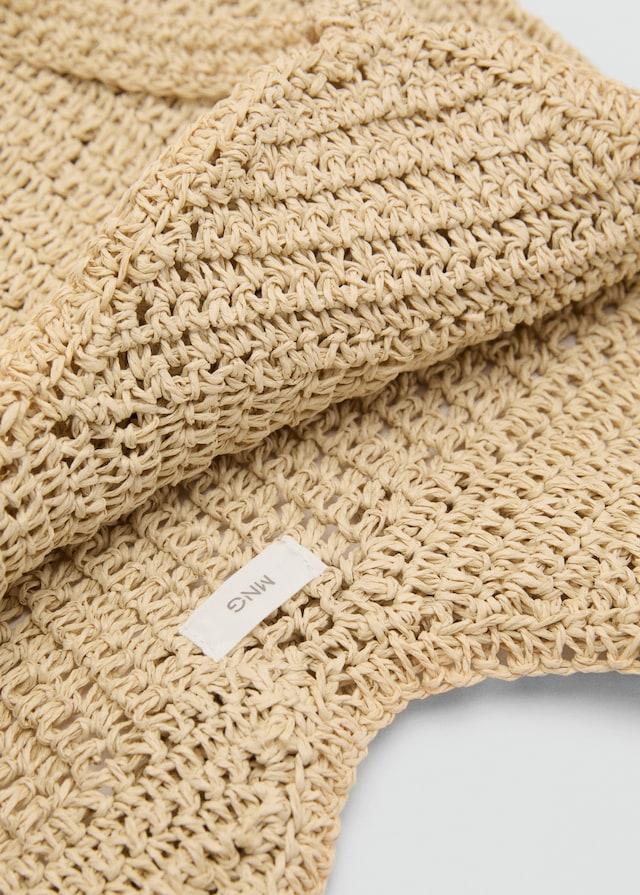 Mango Bucket Bag aus Naturfaser Wochenangebot