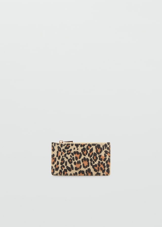 Mango Geldbörse mit Leder-Effekt und Leoparden-Print Bis zu 50% Rabatt