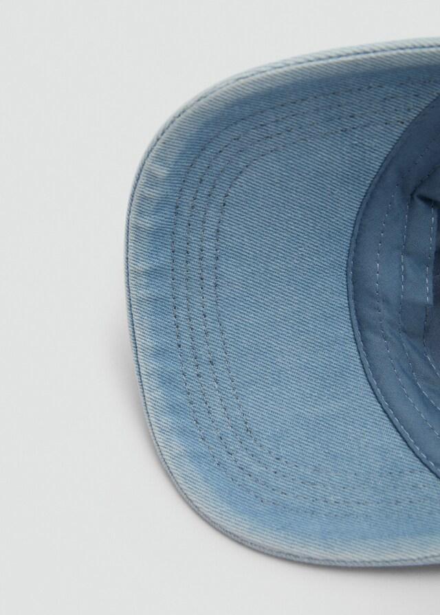 Mango Jeans-Cap mit Schriftzug Günstiger Verkauf