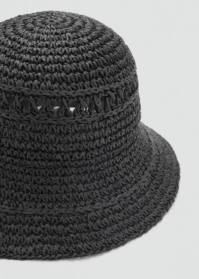 Mango Bucket Hat aus Stroh Meist gekauft