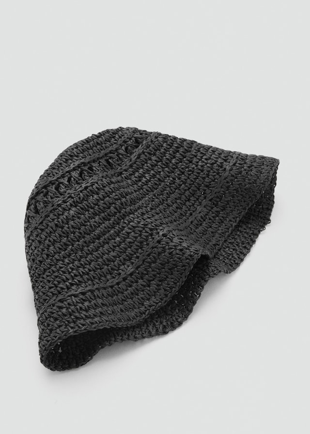 Mango Bucket Hat aus Stroh Meist gekauft