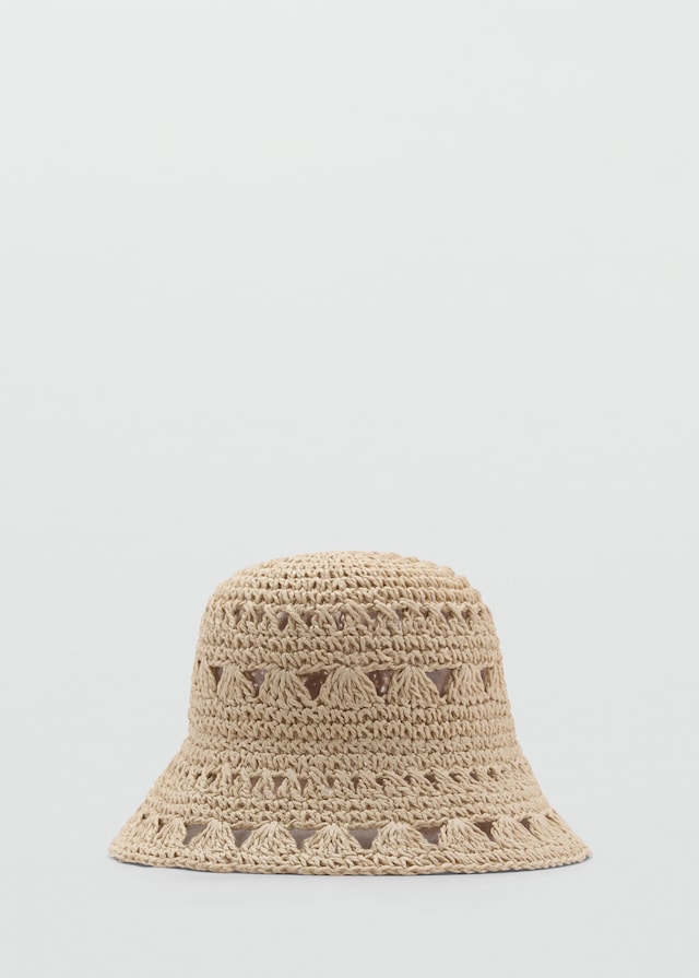 Mango Bucket Hat aus Stroh Limitierter Zeitrabatt