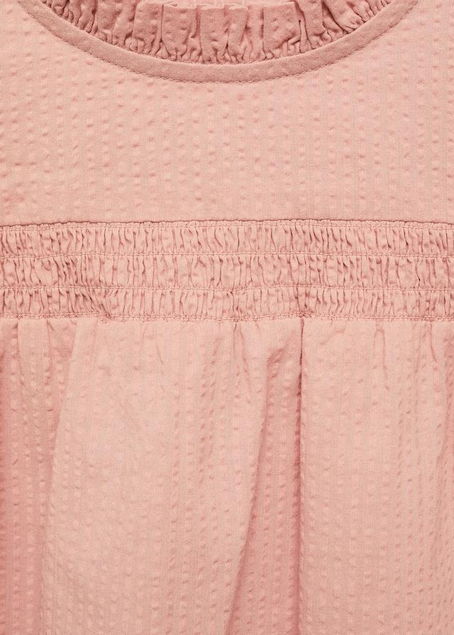 Mango Texturierte Baumwollbluse Günstig kaufen