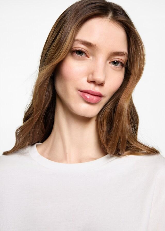 Mango T-Shirt mit geraffter Taille Osterangebot