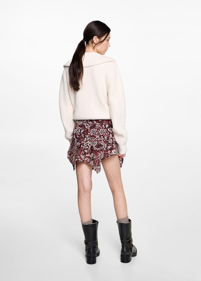 Mango Asymmetrisches Printkleid Saisonale Angebote