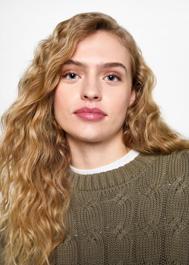 Mango Pullover mit Zopfmuster Letzte 3 Tage