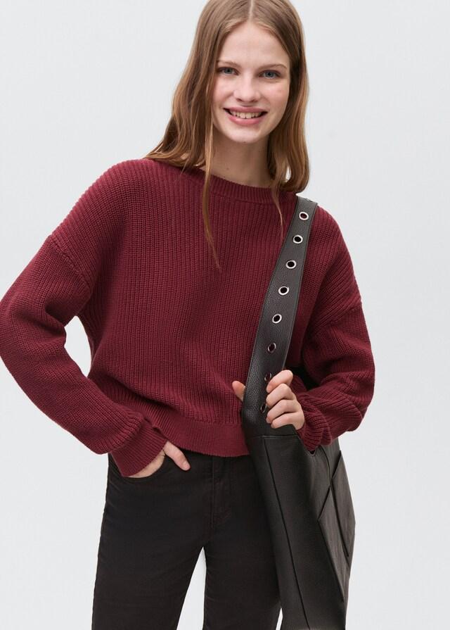 Mango Strickpullover mit Schlitzen Letzter Tag