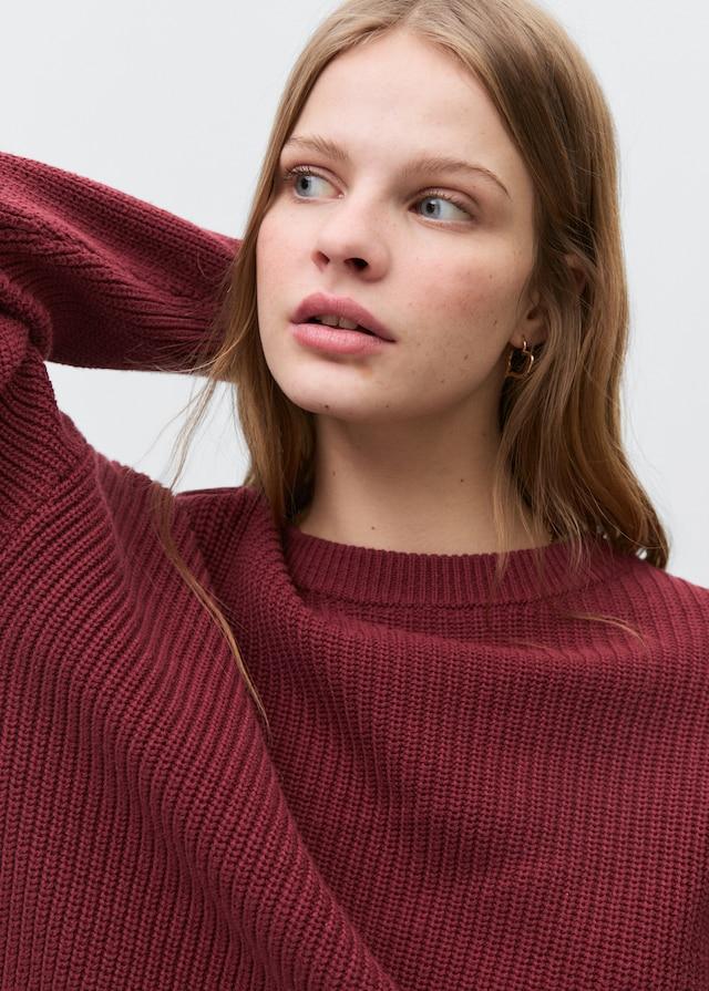 Mango Strickpullover mit Schlitzen Letzter Tag