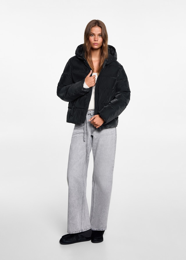 Mango Stepp-Anorak mit Kapuze Nur für heute