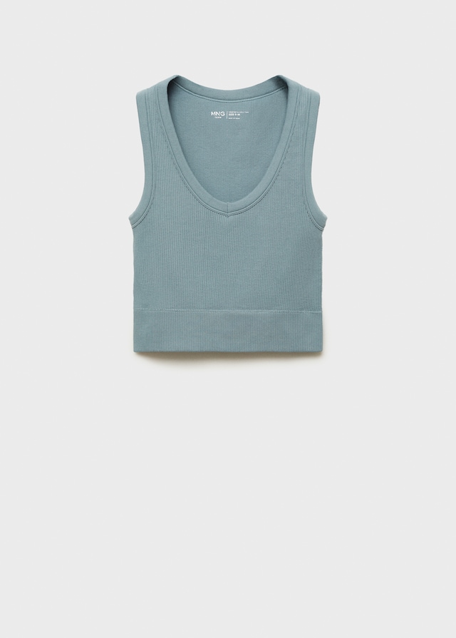 Mango Bauchfreies Sport-Top Nur noch ein Tag übrig