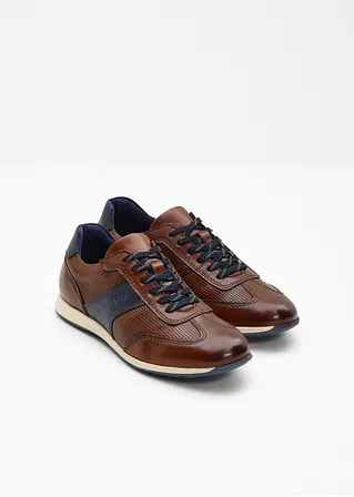 bonprix Robuster Bugatti Sneaker aus Leder - braun - Herren Meist gekauft