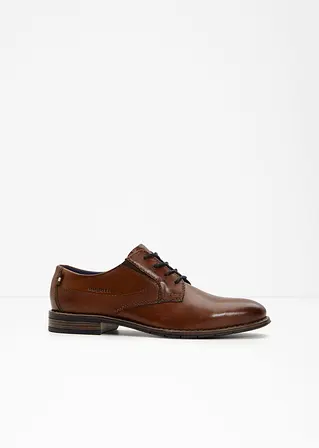 bonprix Eleganter Bugatti Schnürschuh aus Leder - braun Kostenloser Versand