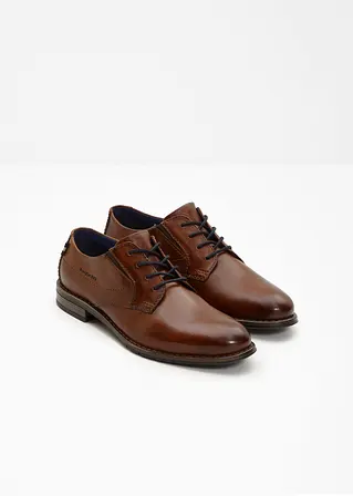 bonprix Eleganter Bugatti Schnürschuh aus Leder - braun Kostenloser Versand
