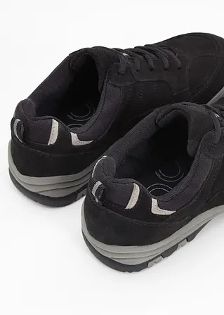 bonprix Trekkingschuh aus Leder zum Schnüren - schwarz - Damen Limitierter Zeitrabatt