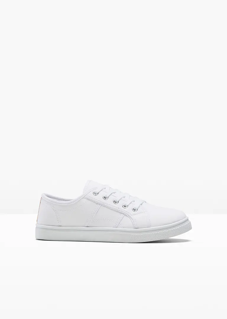 bonprix Modischer Sneaker mit Regenbogen Detail - weiß - Damen Günstig kaufen