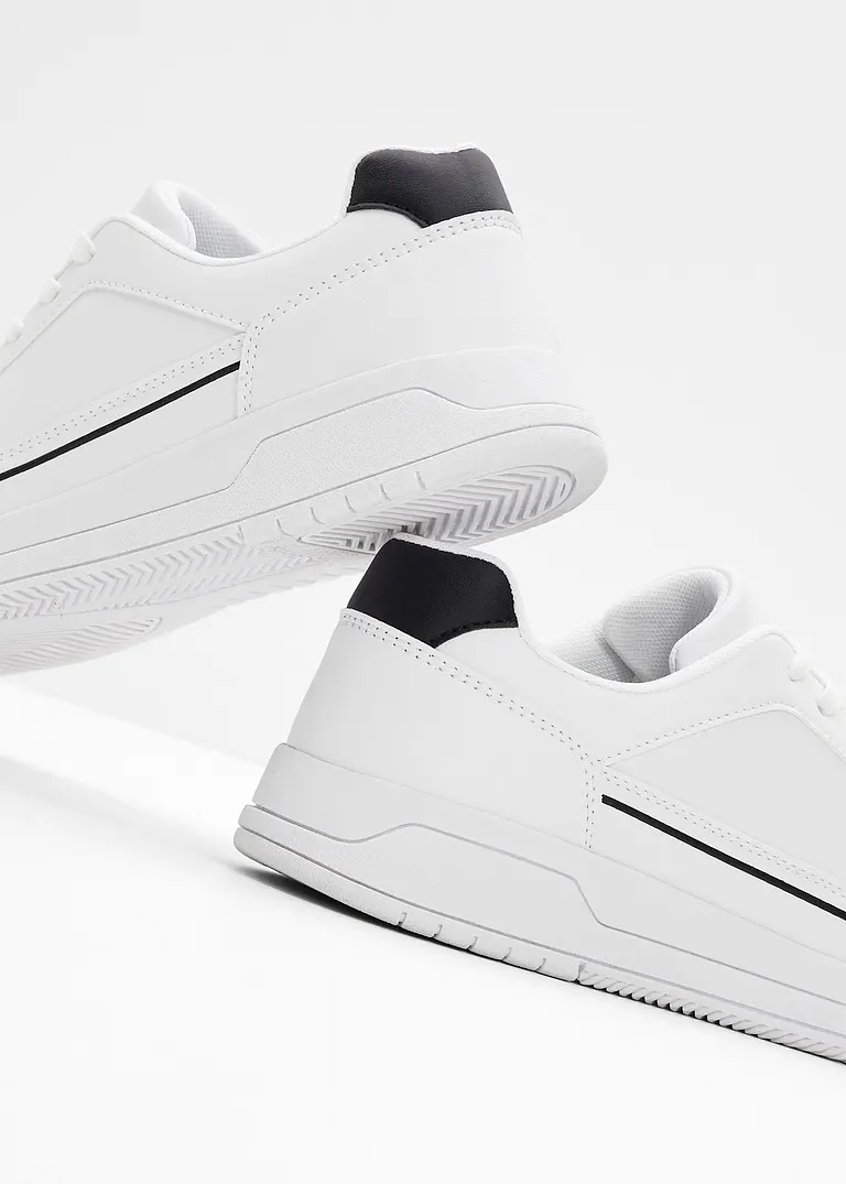 bonprix Schöner Sneaker im Casual-Look - weiß - Herren Versandkostenfrei