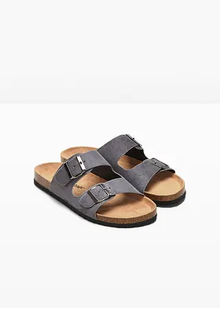 bonprix Schöne Pantolette im Casual-Look - grau - Herren Großer Ausverkauf