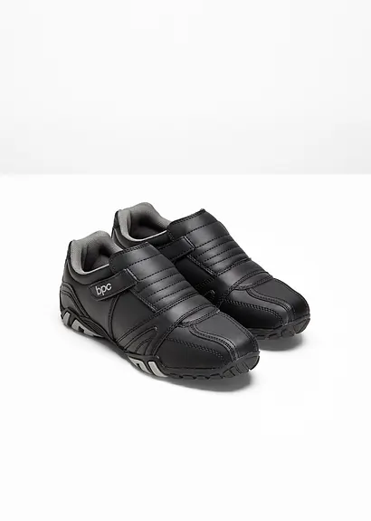 bonprix Lässiger Freizeitslipper für Ihn mit Klettverschluss - schwarz Jubiläumsangebot