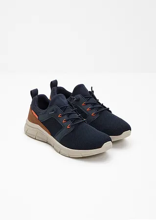 bonprix Sportlicher Bugatti Sneaker mit Materialmix - blau Lagerräumung