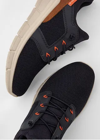 bonprix Sportlicher Bugatti Sneaker mit Materialmix - blau Lagerräumung