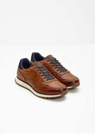 bonprix Eleganter Bugatti Sneaker aus Leder - braun - Herren Exklusive Angebote