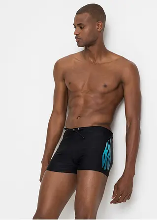 bonprix Sportliche Badehose mit Bindeband - schwarz - Herren Räumungsverkauf
