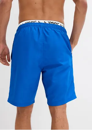 bonprix Trendige Badeshorts mit dekorativem Gummibund - blau Tägliche Deals