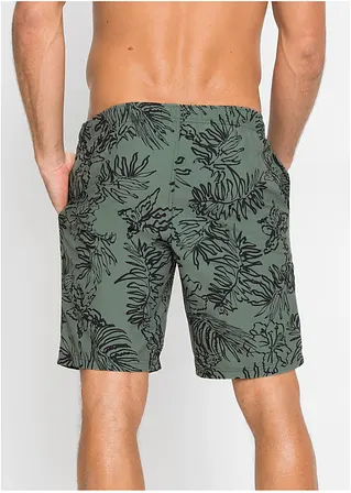 bonprix Sportliche Badeshorts mit modischem Druck - grün Tiefpreis