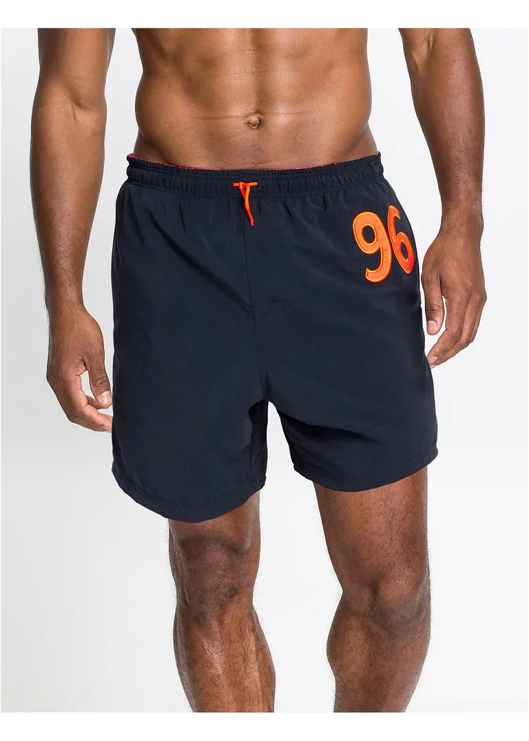 bonprix Attraktiver Herrenbadeshorts mit elastischem Bund - blau - Herren Wochenangebot