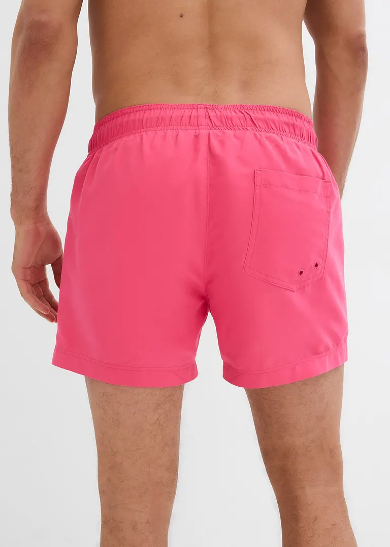 bonprix Sommerliche Badeshorts mit einer Tasche hinten. - pink Kostenlose Rückgabe