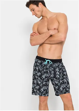 bonprix Sportliche Herren Badeshorts mit seitlichen Eingriffstaschen und schönem Druck JETZT KAUFEN
