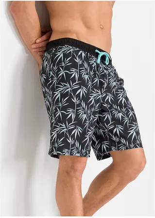 bonprix Sportliche Herren Badeshorts mit seitlichen Eingriffstaschen und schönem Druck JETZT KAUFEN