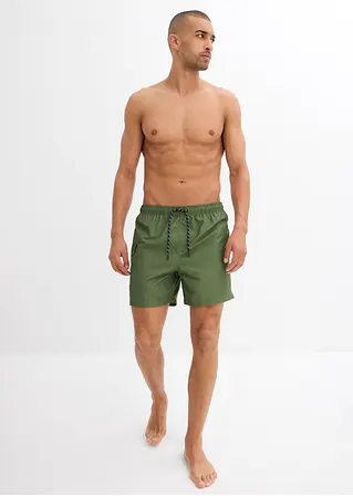 bonprix Modische Badeshorts mit seitlicher Tasche - grün Neueste Stile