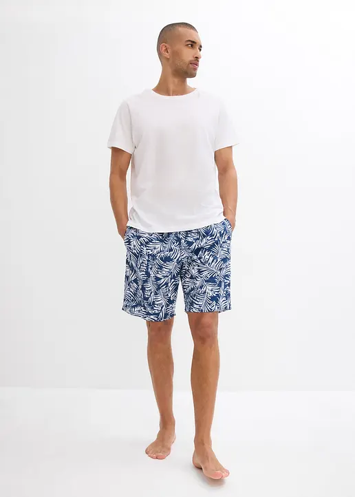 bonprix Modische Badeshorts mit tollem Druck - blau - Herren Zeitbegrenzte Promotion