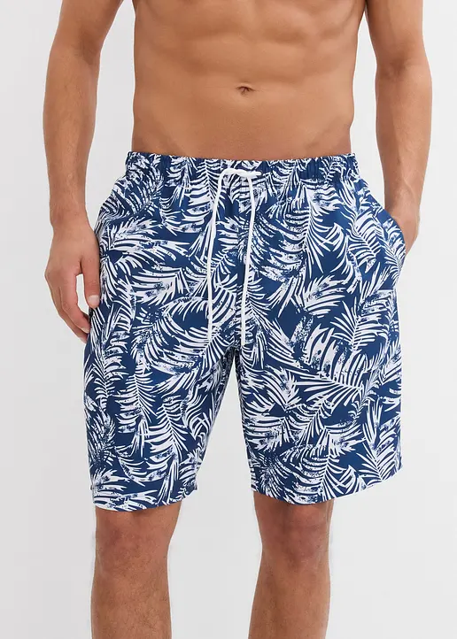 bonprix Modische Badeshorts mit tollem Druck - blau - Herren Zeitbegrenzte Promotion