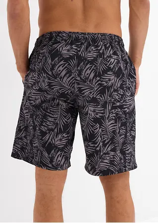 bonprix Modische Badeshorts mit tollem Druck - schwarz - Herren Bis zu 50% Rabatt
