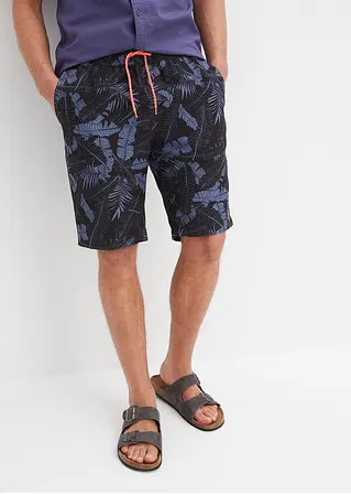 bonprix Sommerlich bedruckte Strand-Bermuda - schwarz - Herren Bis zu 65% Rabatt