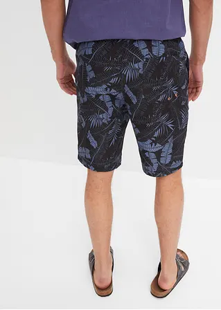 bonprix Sommerlich bedruckte Strand-Bermuda - schwarz - Herren Bis zu 65% Rabatt