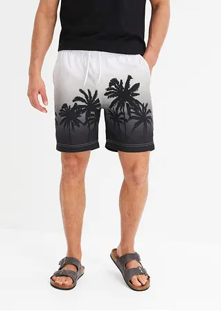 bonprix trendige Strandshorts mit sommerlichem Druckmotiv - weiß - Herren Super Rabatt