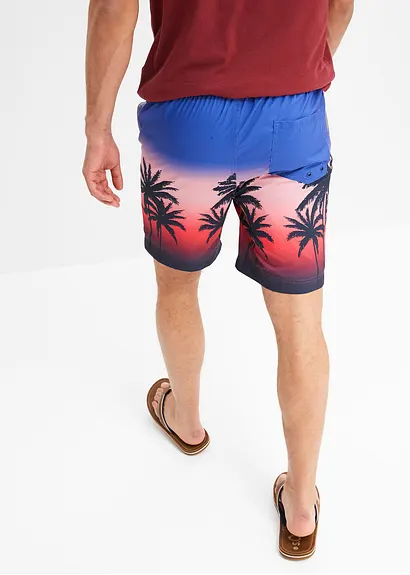 bonprix trendige Strandshorts mit sommerlichem Druckmotiv - blau - Herren Riesige Rabatte