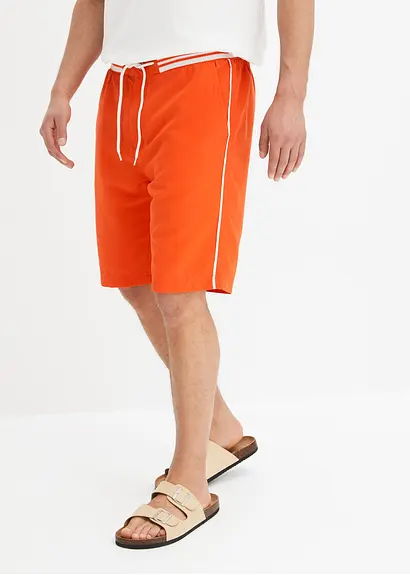 bonprix Modische Strand Bermuda mit Ripp-Bund und hergestellt aus recyceltem Polyester Kostenloser Versand international