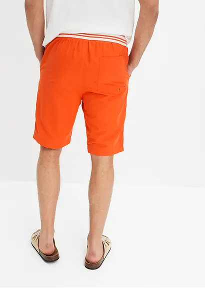 bonprix Modische Strand Bermuda mit Ripp-Bund und hergestellt aus recyceltem Polyester Kostenloser Versand international