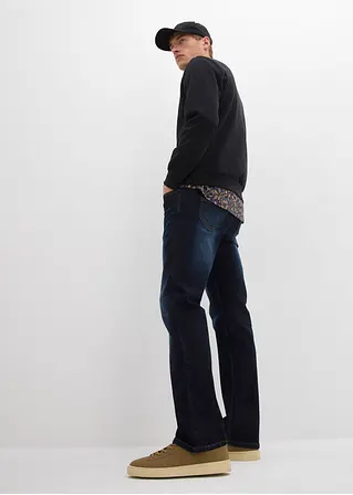 bonprix Praktische Stretch-Jeans in Five-Pocket-Form mit eingearbeiteten Falten Fabrikverkauf